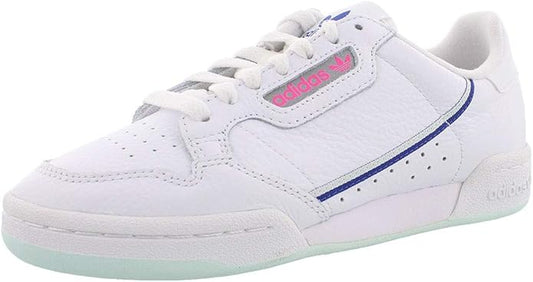 Adidas Continental 80 cuir blanc avec semelle verte clair