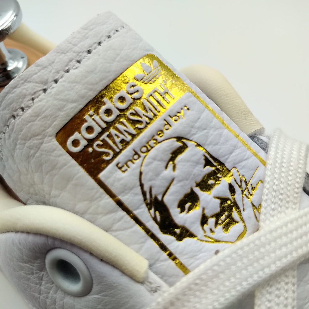Adidas Stan Smith cuir blanc et semelle beige