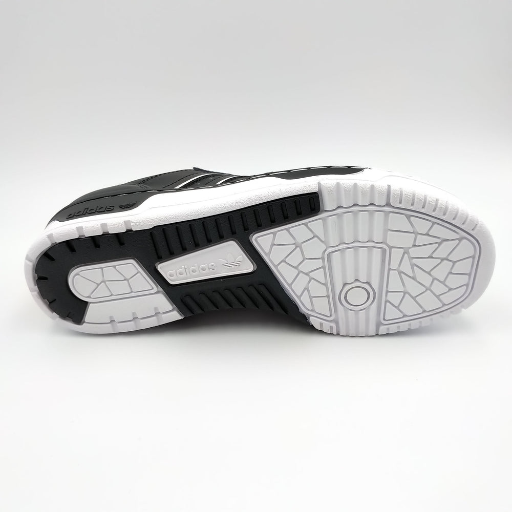 Adidas Rivarly noir avec bandes blanches fines
