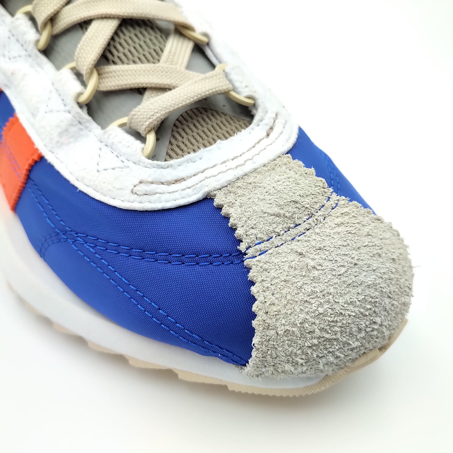 Adidas SL7600 bleu et grise avec bandes rouges