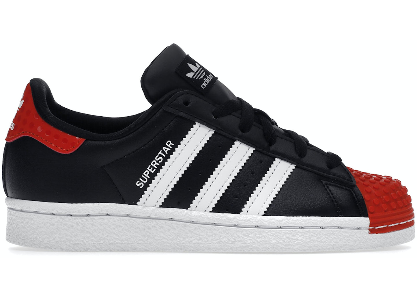 Adidas Superstar édition limitée LEGO noir et rouge
