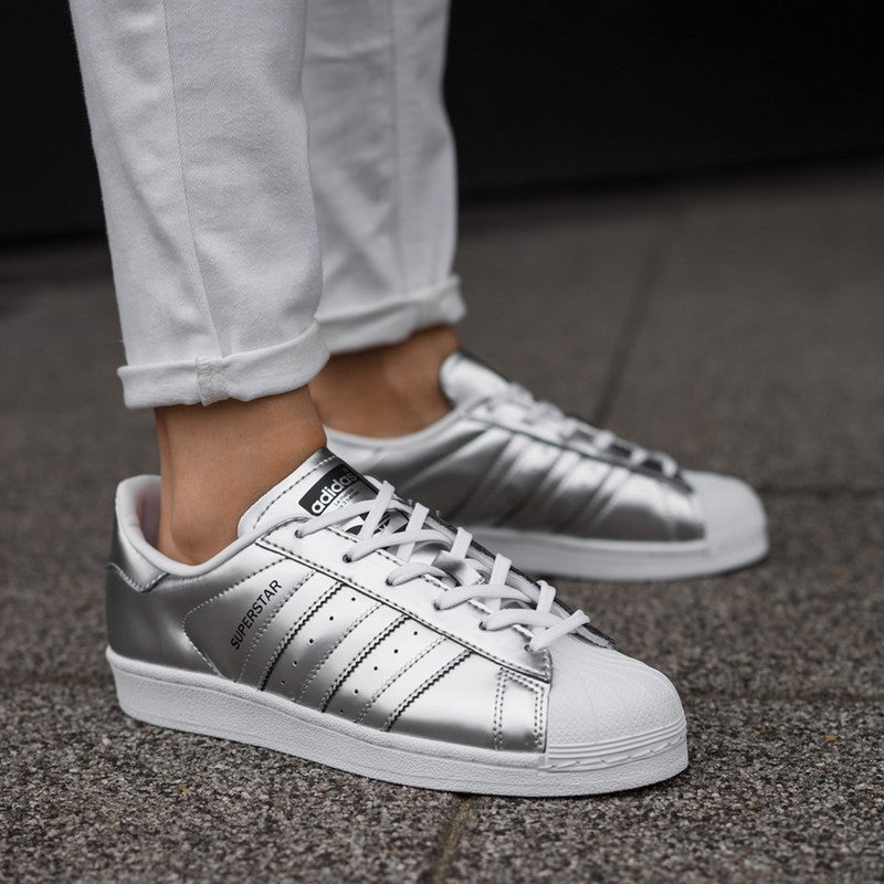 Adidas Superstar full argenté