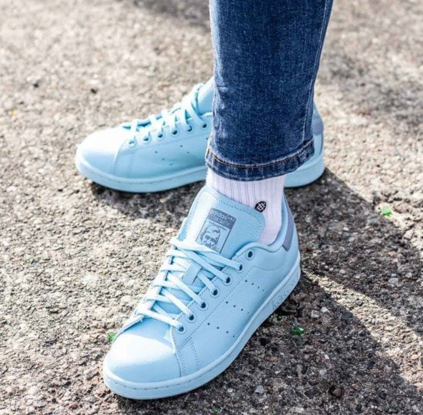 Adidas Stan Smith cuir bleu clair intégral