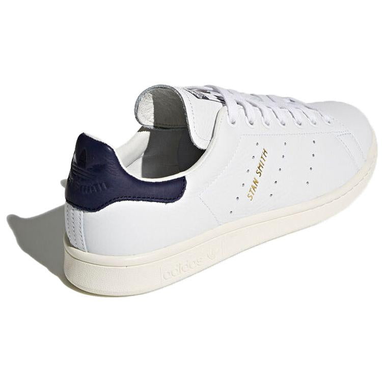 Stan Smith blanches talon bleu marine