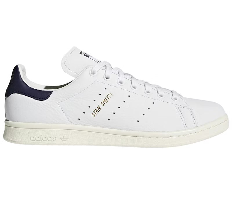 Stan Smith blanches talon bleu marine