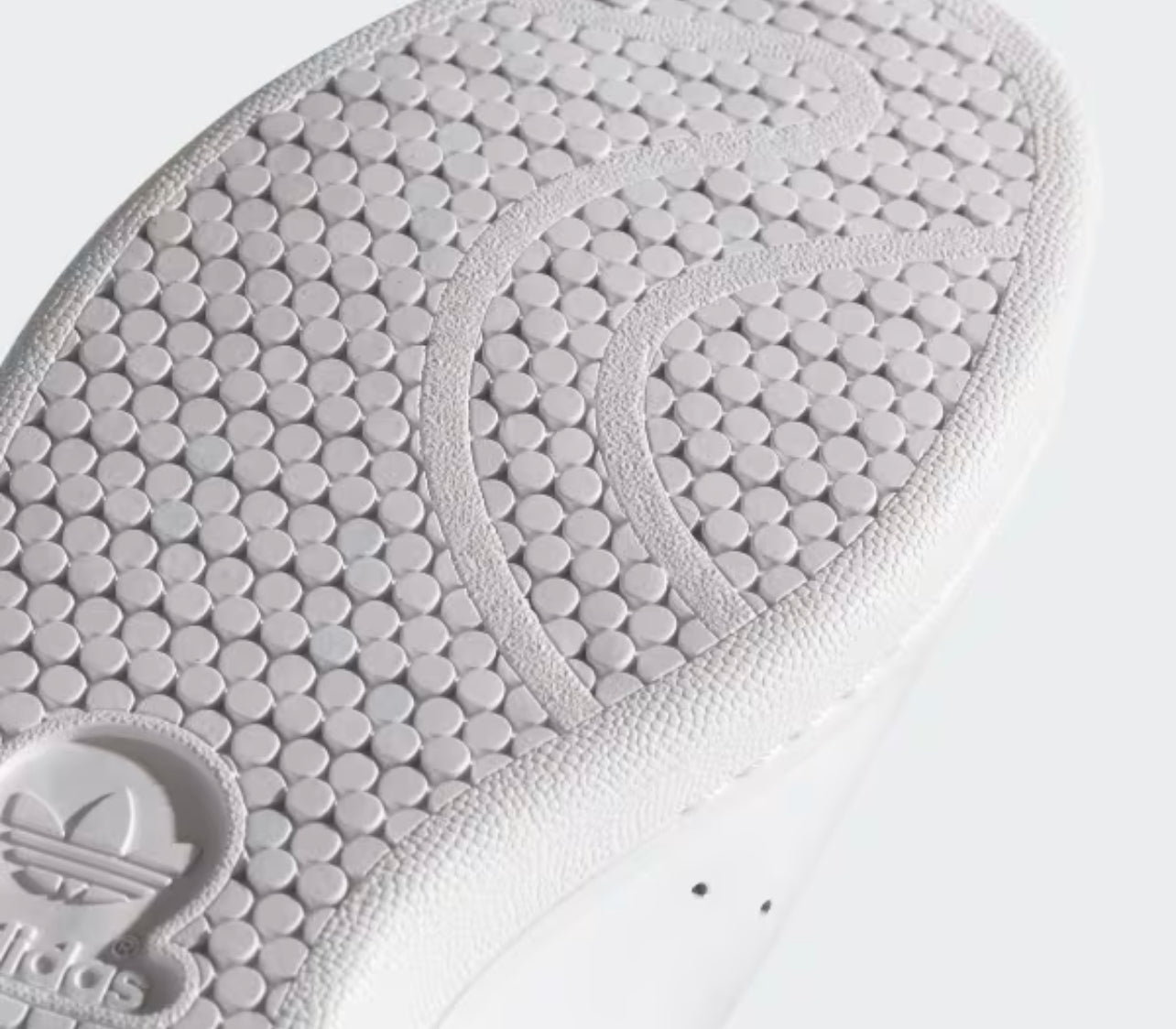 Adidas Stan Smith cuir blanc et talon vert