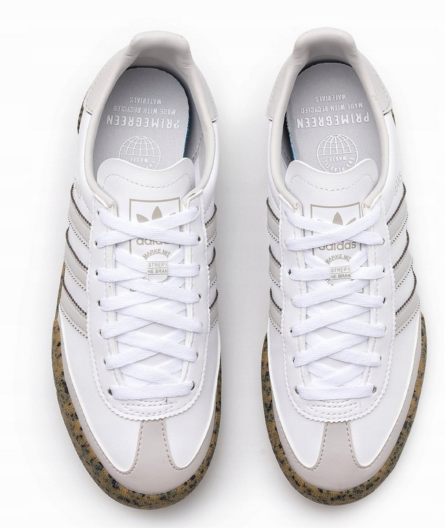 Adidas Jeans blanches avec bandes grises