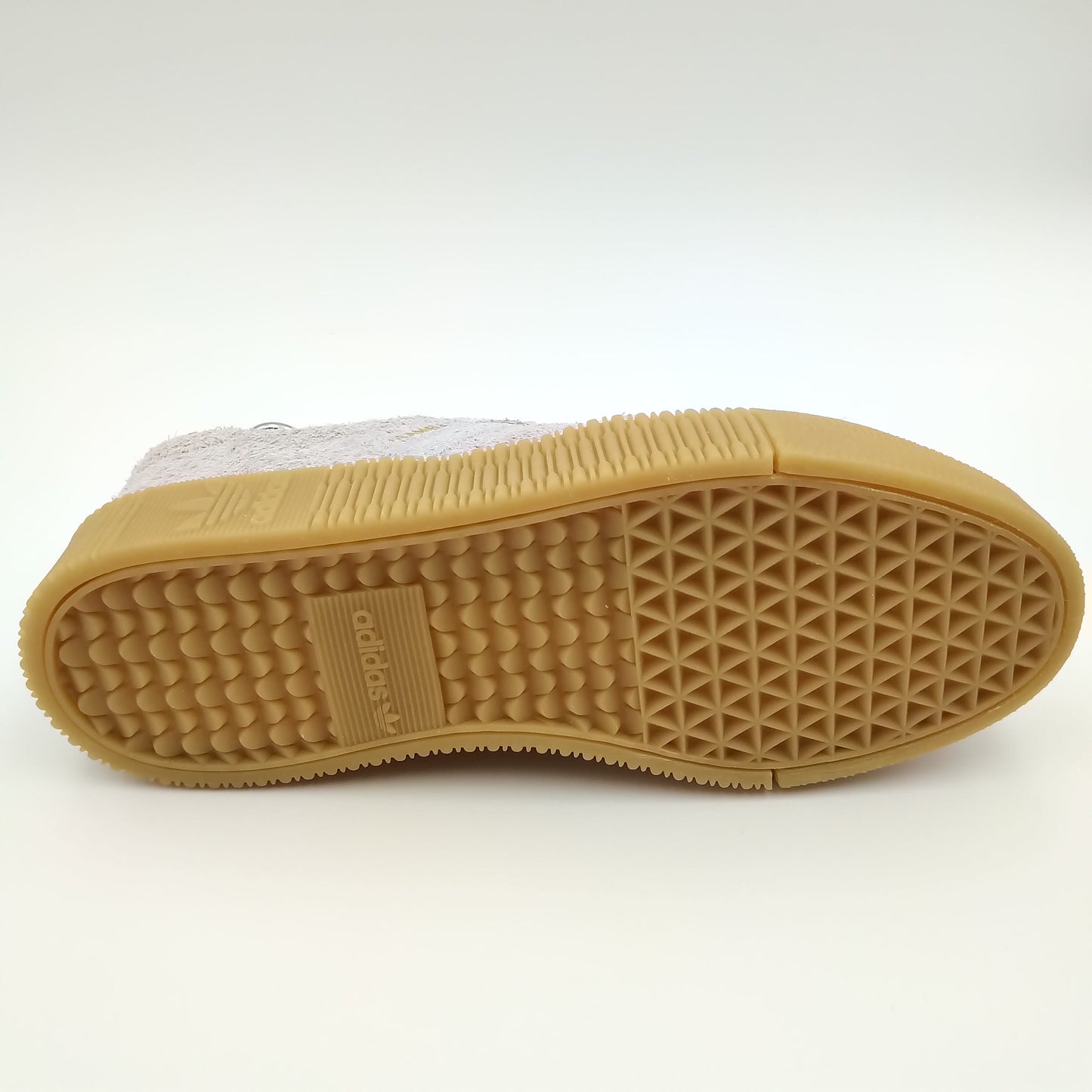 Adidas Sambarose daim gris intégral et semelle marron