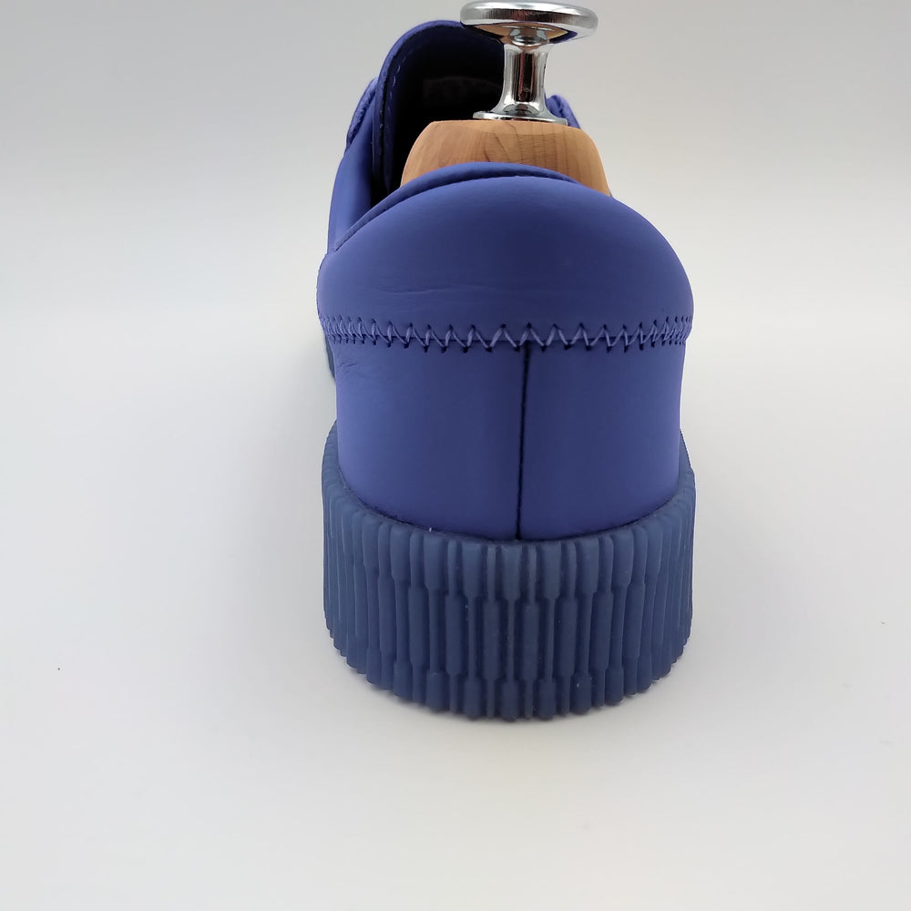 Adidas Sambarose cuir bleu complet
