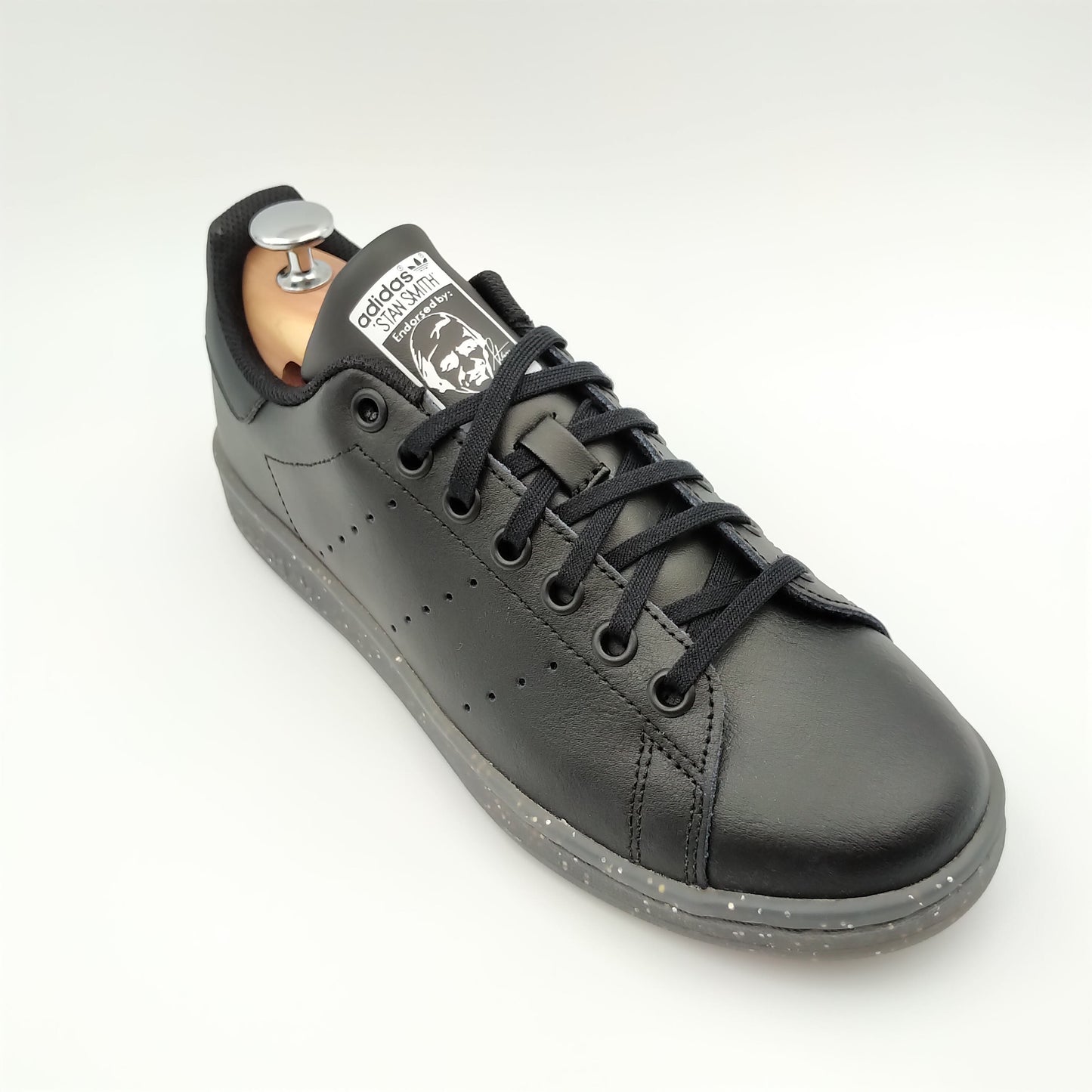 Adidas Stan Smith noir avec semelle pailletée