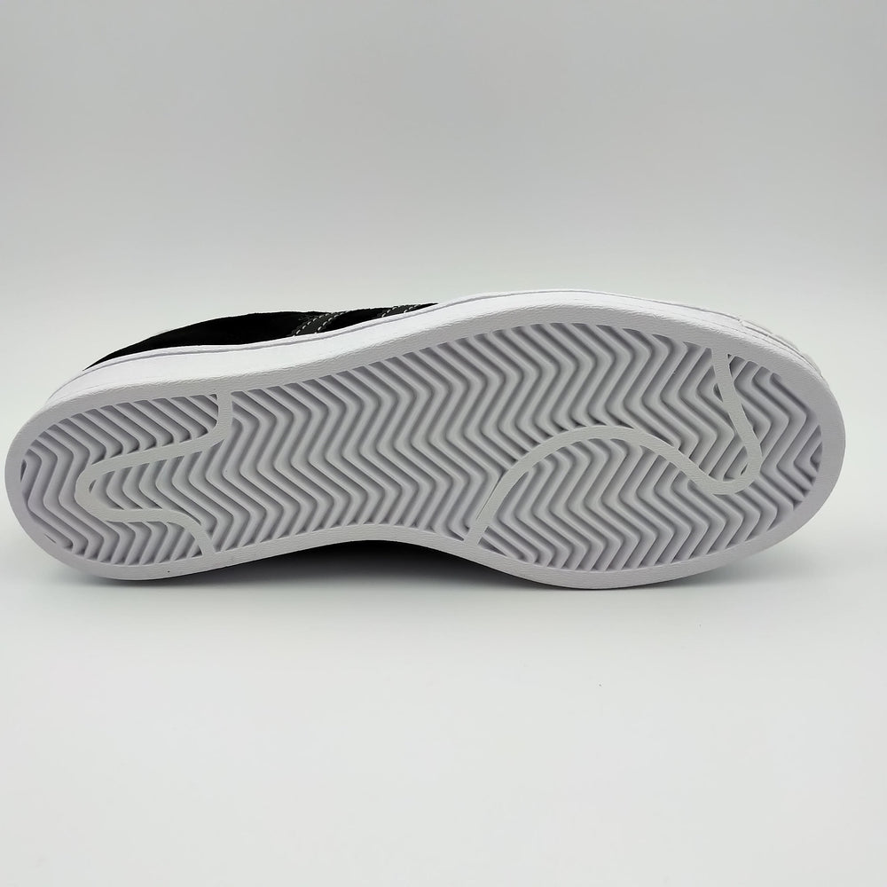 Adidas Superstar noir avec bandes grises