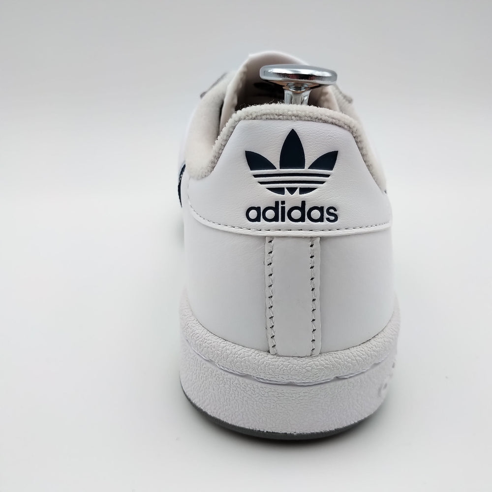 Adidas Continental 80 avec bandes et logo bleu