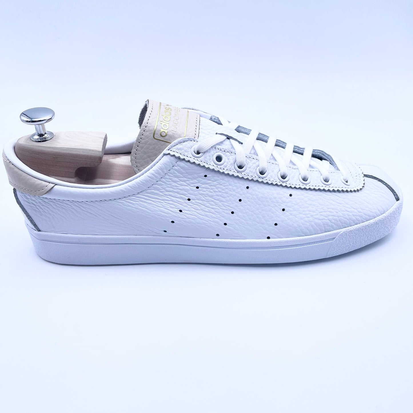 Adidas Lacombe en cuir blanc