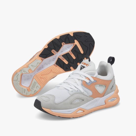 Puma TRC Blaze blanche et corail
