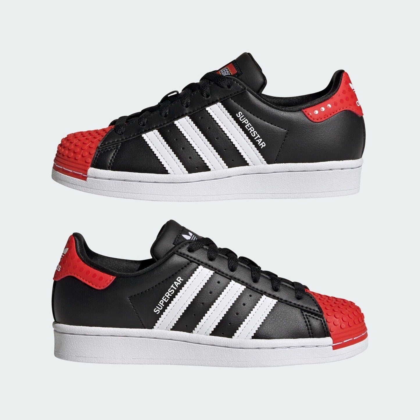 Adidas Superstar édition limitée LEGO noir et rouge