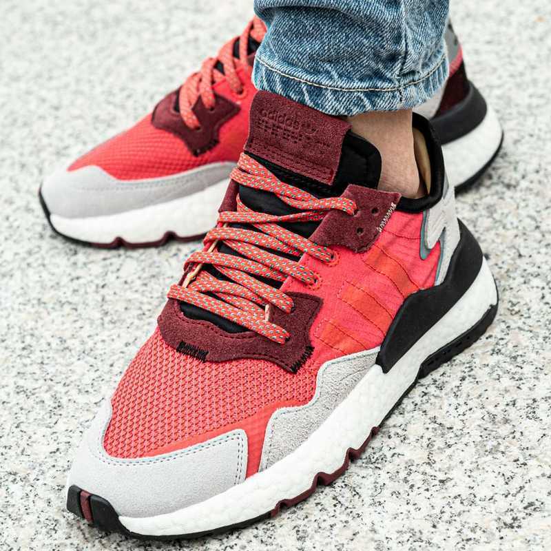 Adidas Nite Jogger rouge et blanche